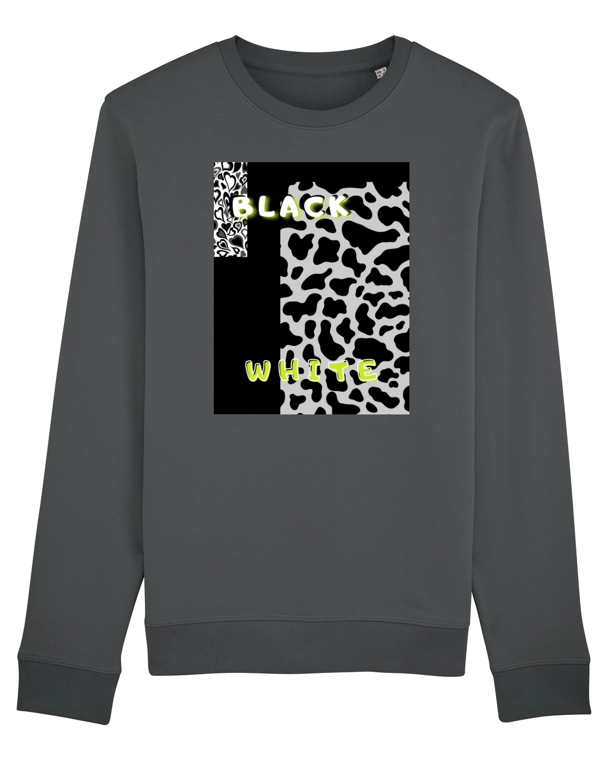 Bluză mânecă lungă Unisex Rise Anthracite