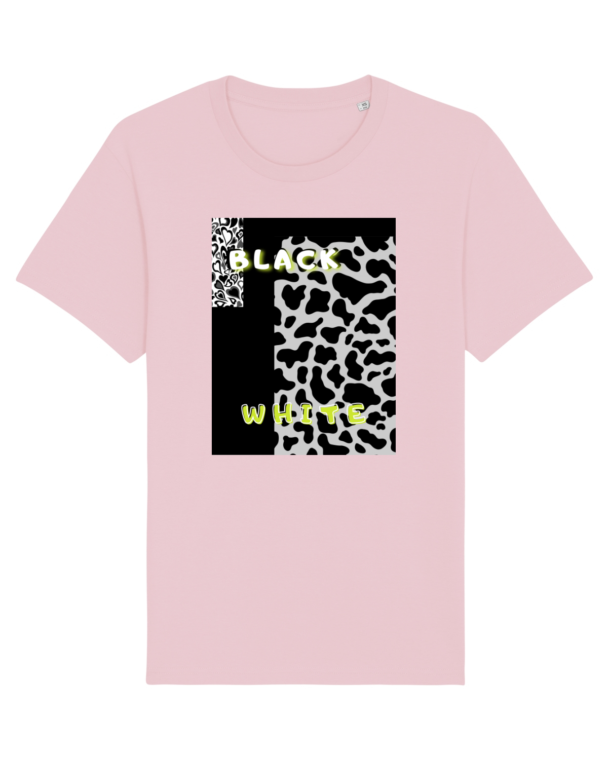 Tricou mânecă scurtă Unisex Rocker Cotton Pink