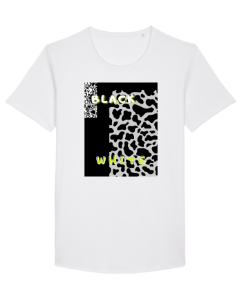BLACK & WHITE PRINT White