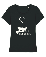 Nu chiar - alb Tricou mânecă scurtă guler larg fitted Damă Expresser