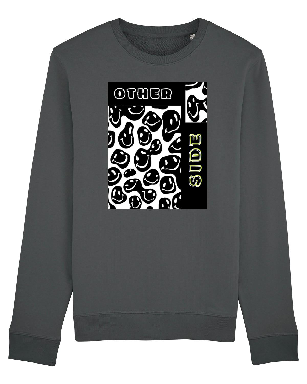 Bluză mânecă lungă Unisex Rise Anthracite