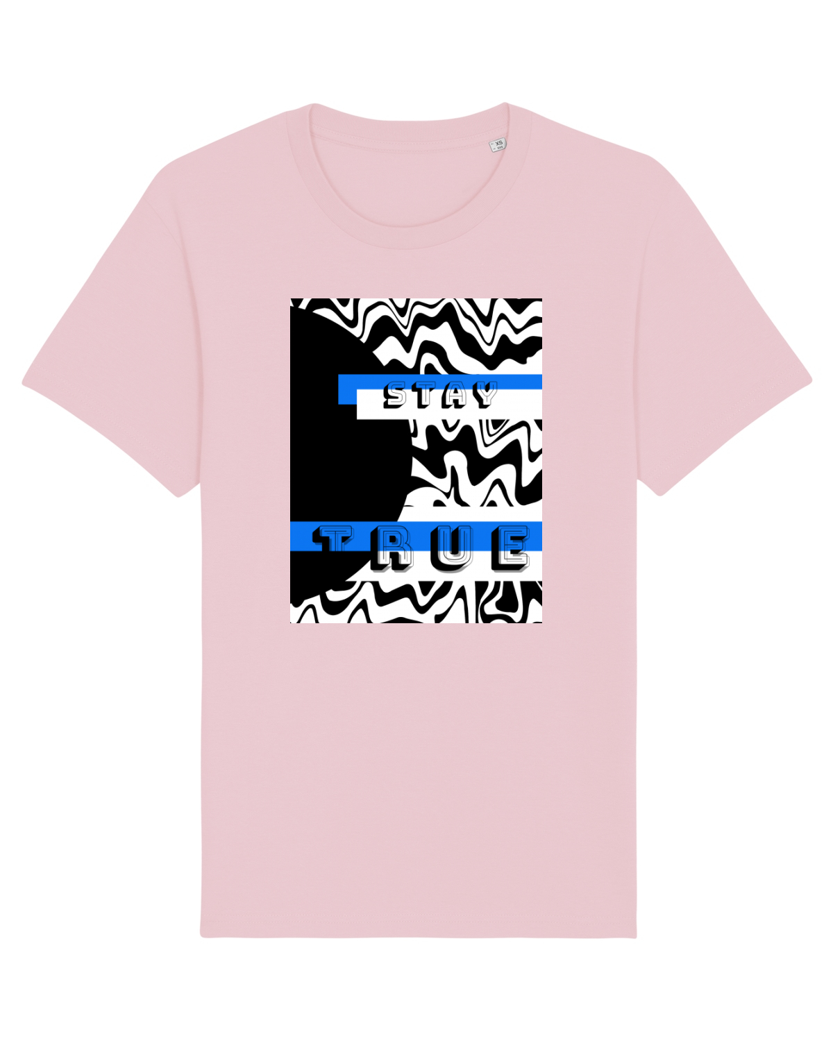 Tricou mânecă scurtă Unisex Rocker Cotton Pink