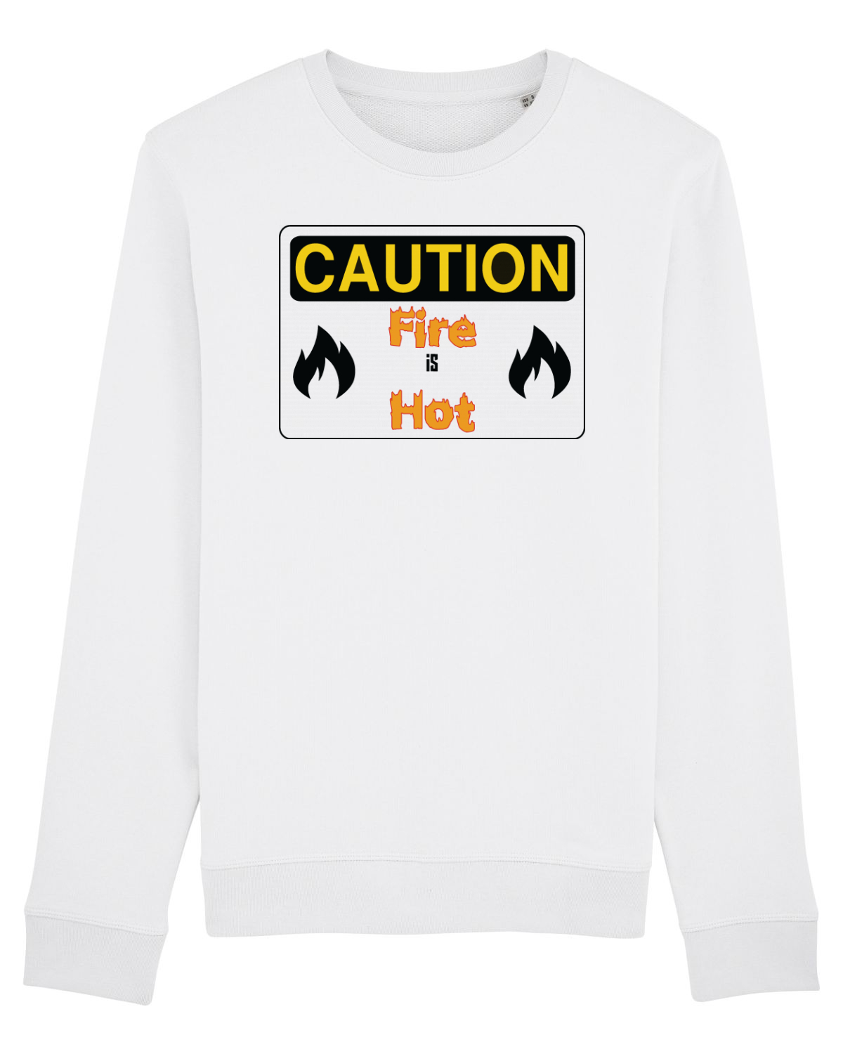 Bluză mânecă lungă Unisex Rise White