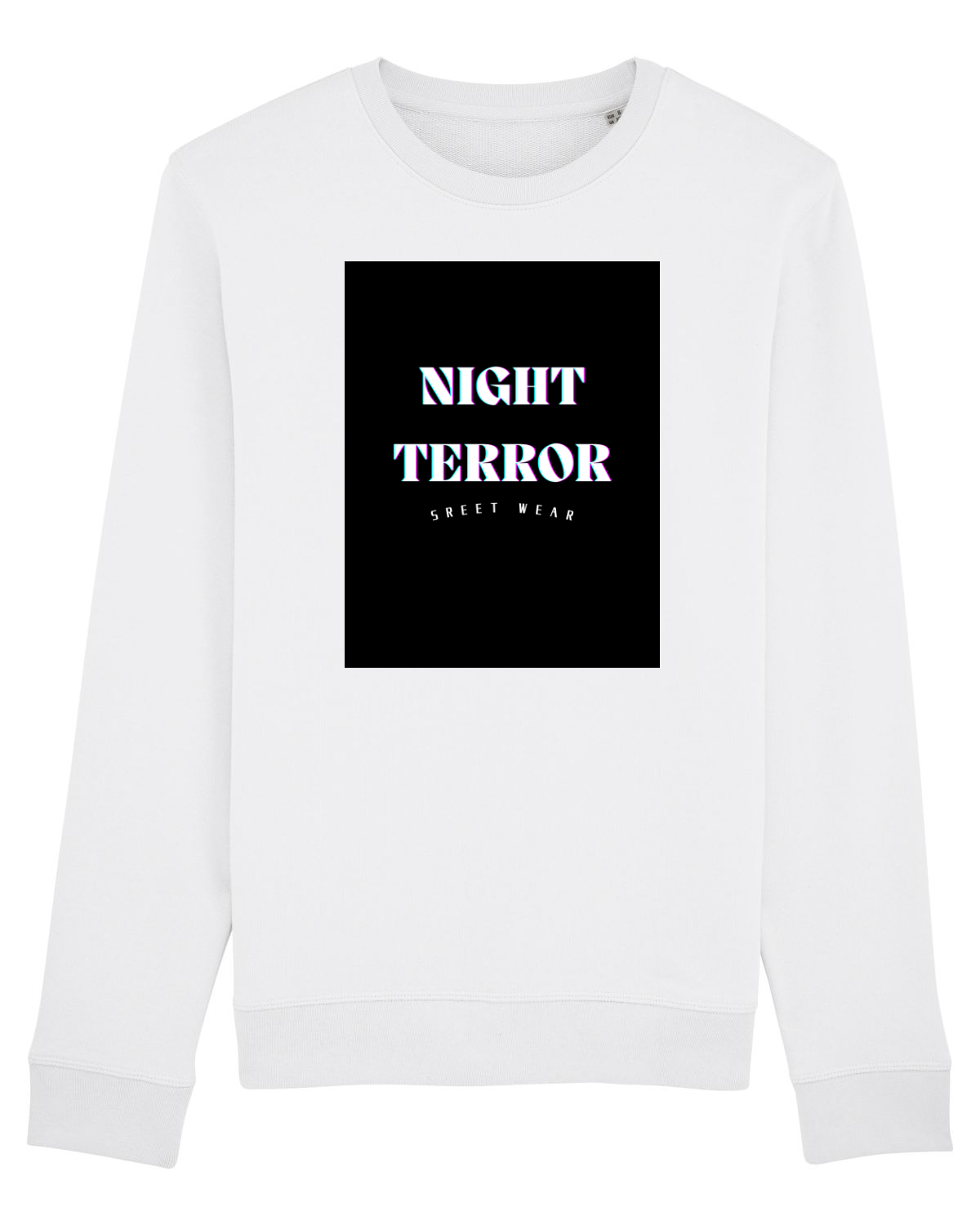 Bluză mânecă lungă Unisex Rise White