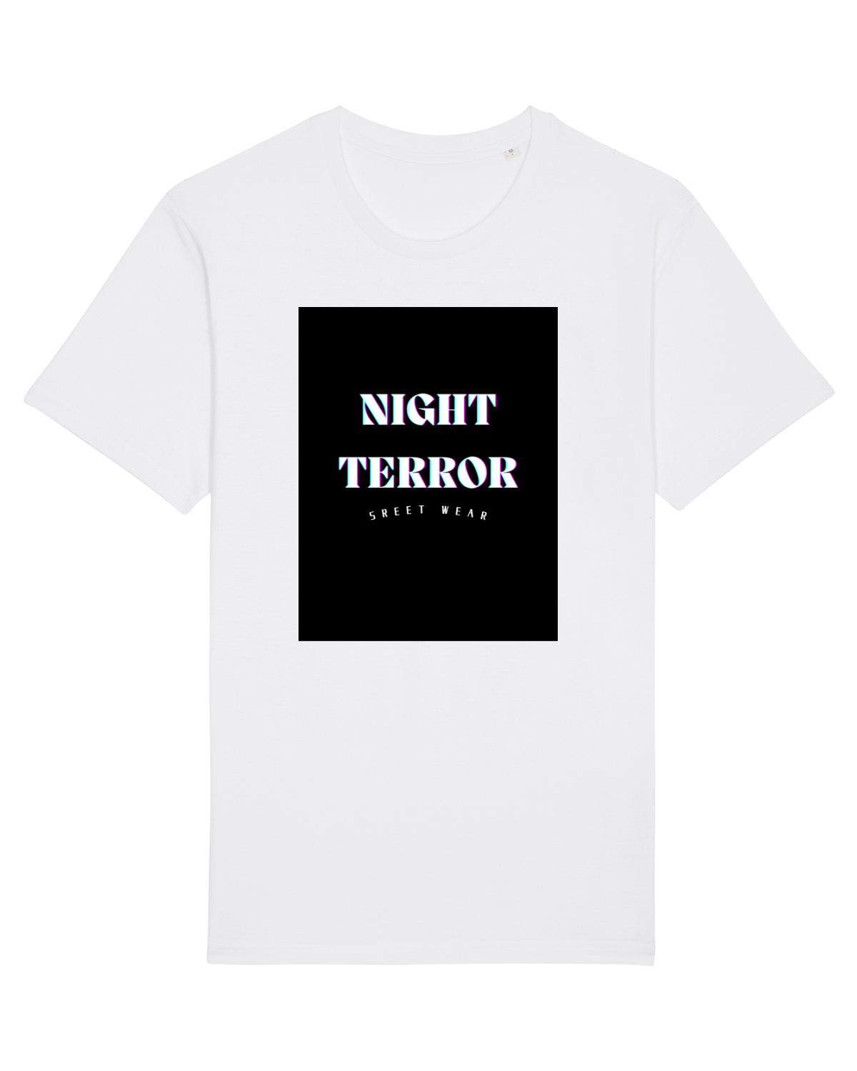 Tricou mânecă scurtă Unisex Rocker White