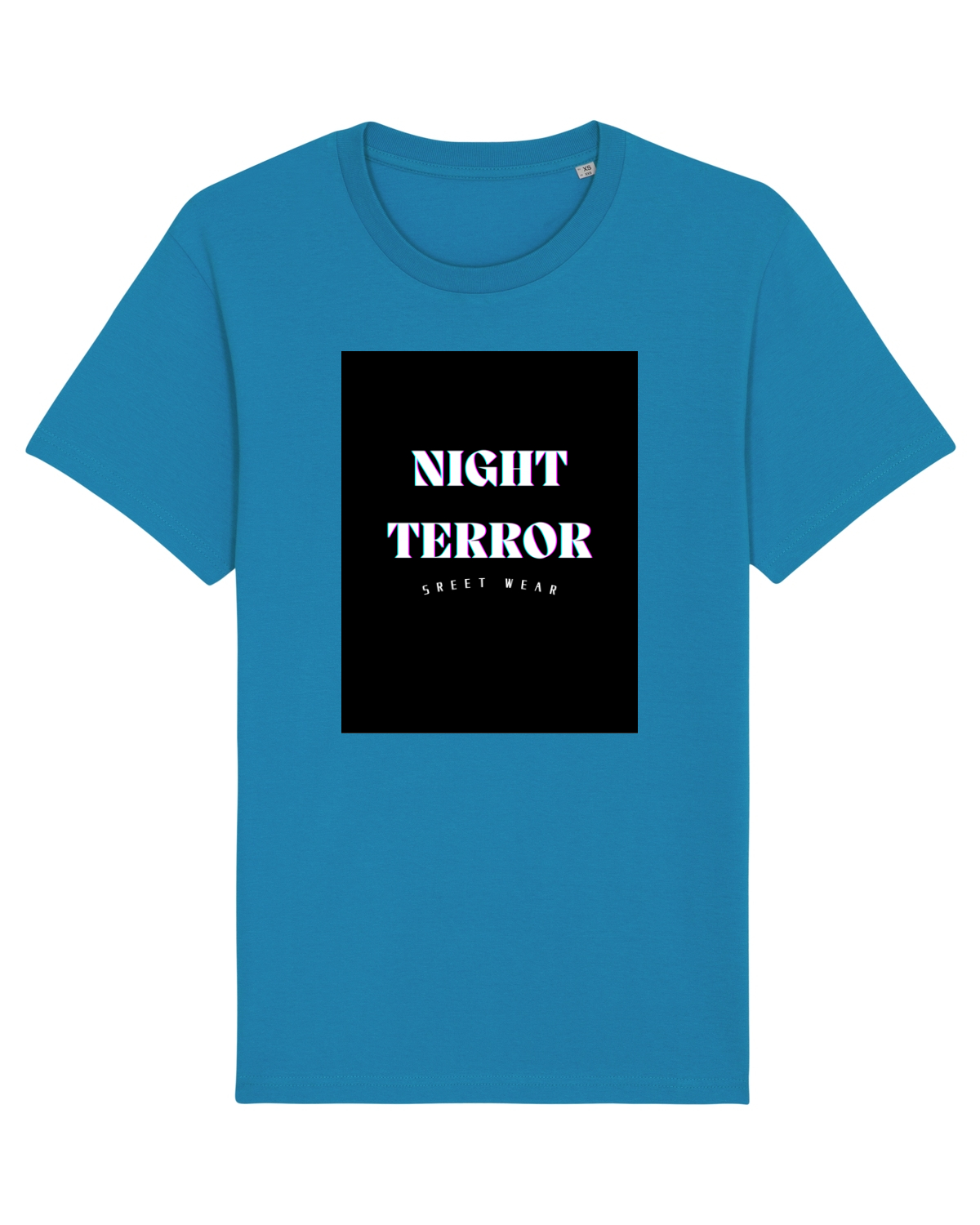 Tricou mânecă scurtă Unisex Rocker Azur