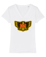 GL1500 Goldwing Tricou mânecă scurtă guler V Damă Evoker