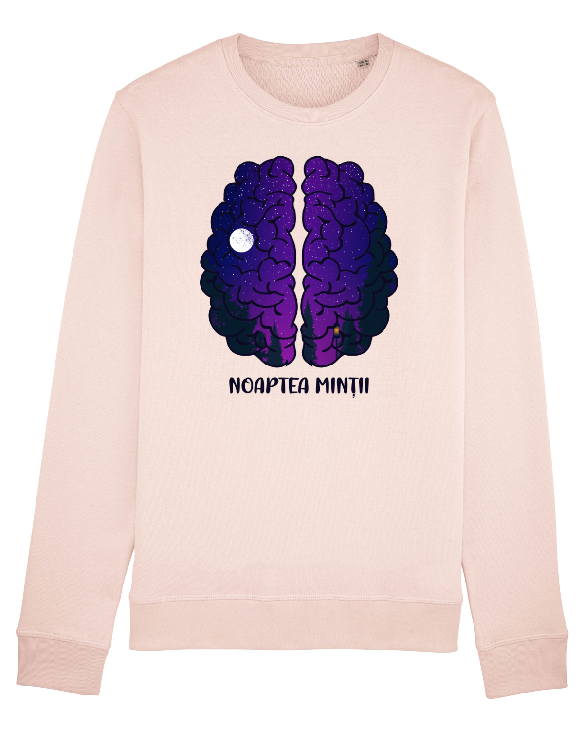 Bluză mânecă lungă Unisex Rise Candy Pink