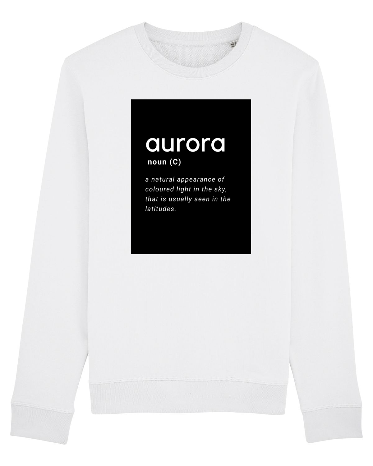 Bluză mânecă lungă Unisex Rise White