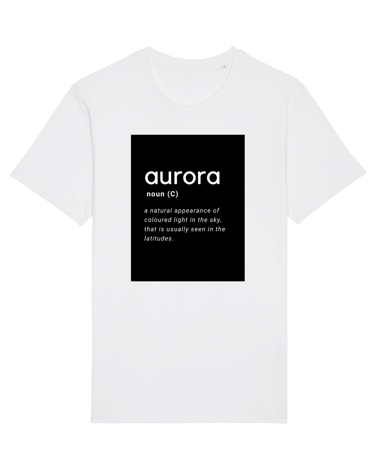 Tricou mânecă scurtă Unisex Rocker White