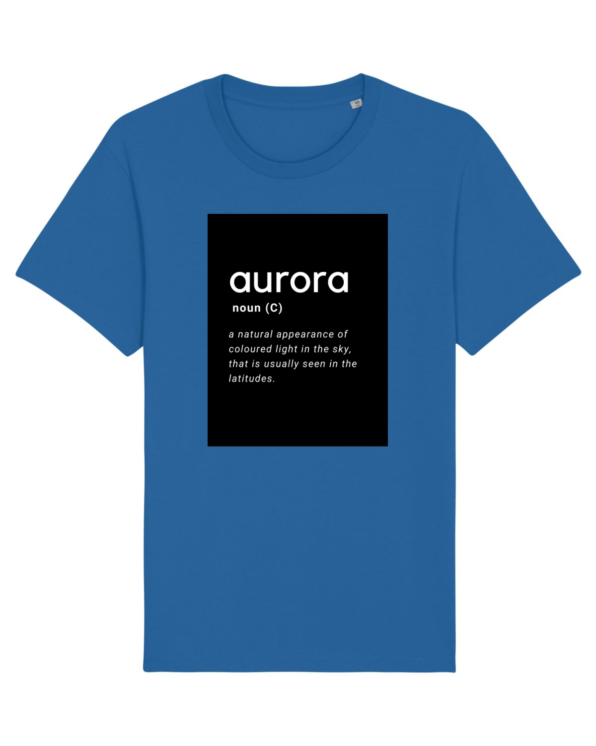 Tricou mânecă scurtă Unisex Rocker Royal Blue