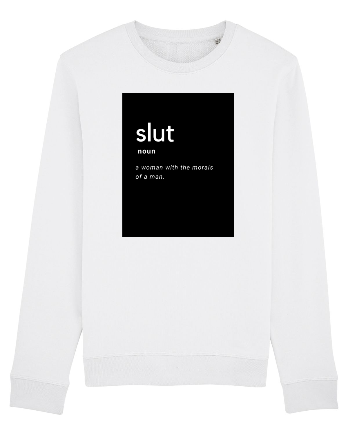 Bluză mânecă lungă Unisex Rise White