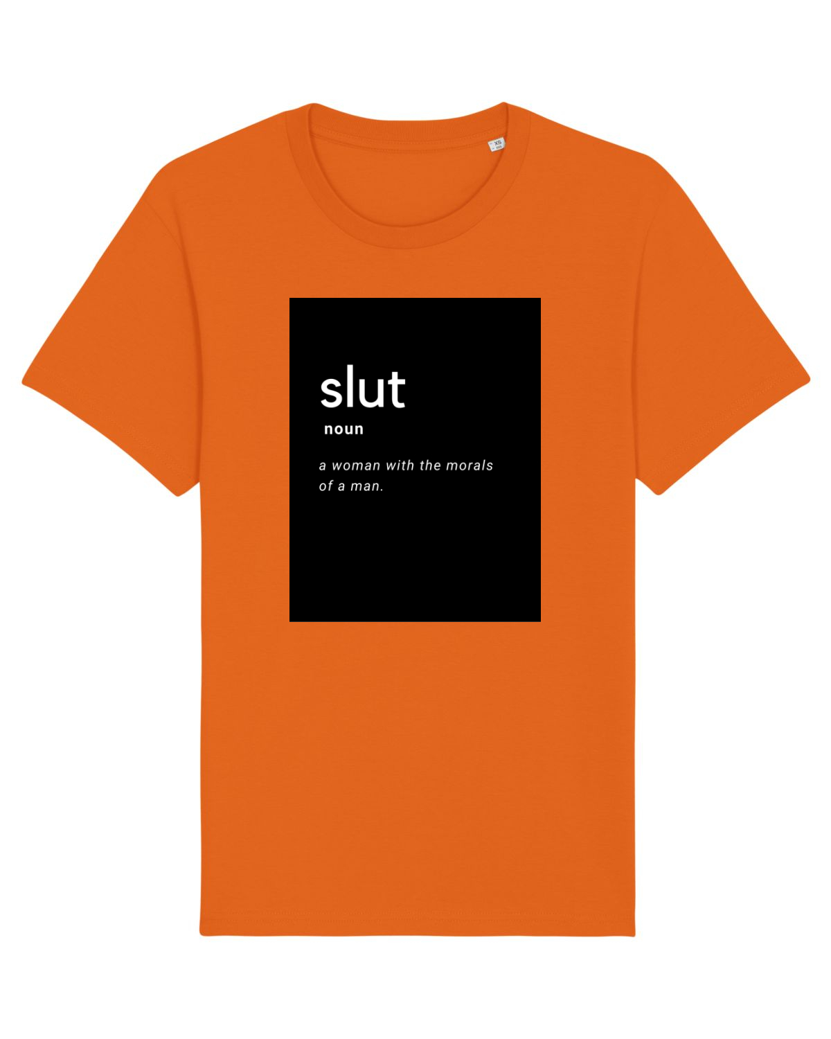 Tricou mânecă scurtă Unisex Rocker Bright Orange