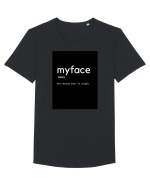 myface Tricou mânecă scurtă guler larg Bărbat Skater