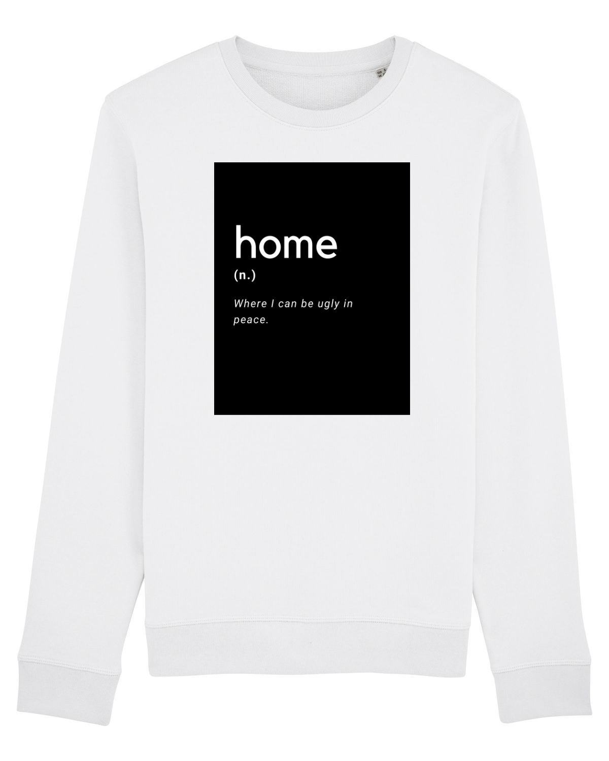 Bluză mânecă lungă Unisex Rise White