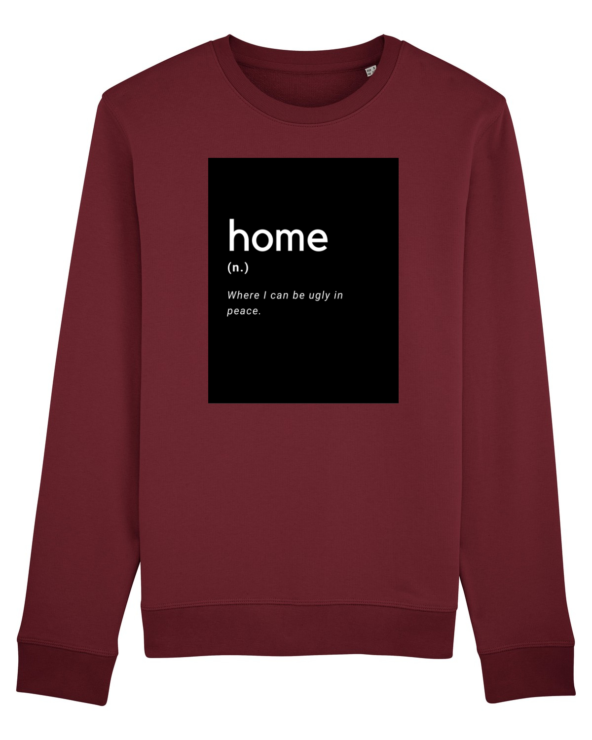 Bluză mânecă lungă Unisex Rise Burgundy