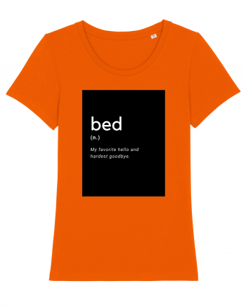 bed Bright Orange