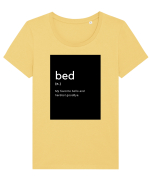 bed Tricou mânecă scurtă guler larg fitted Damă Expresser