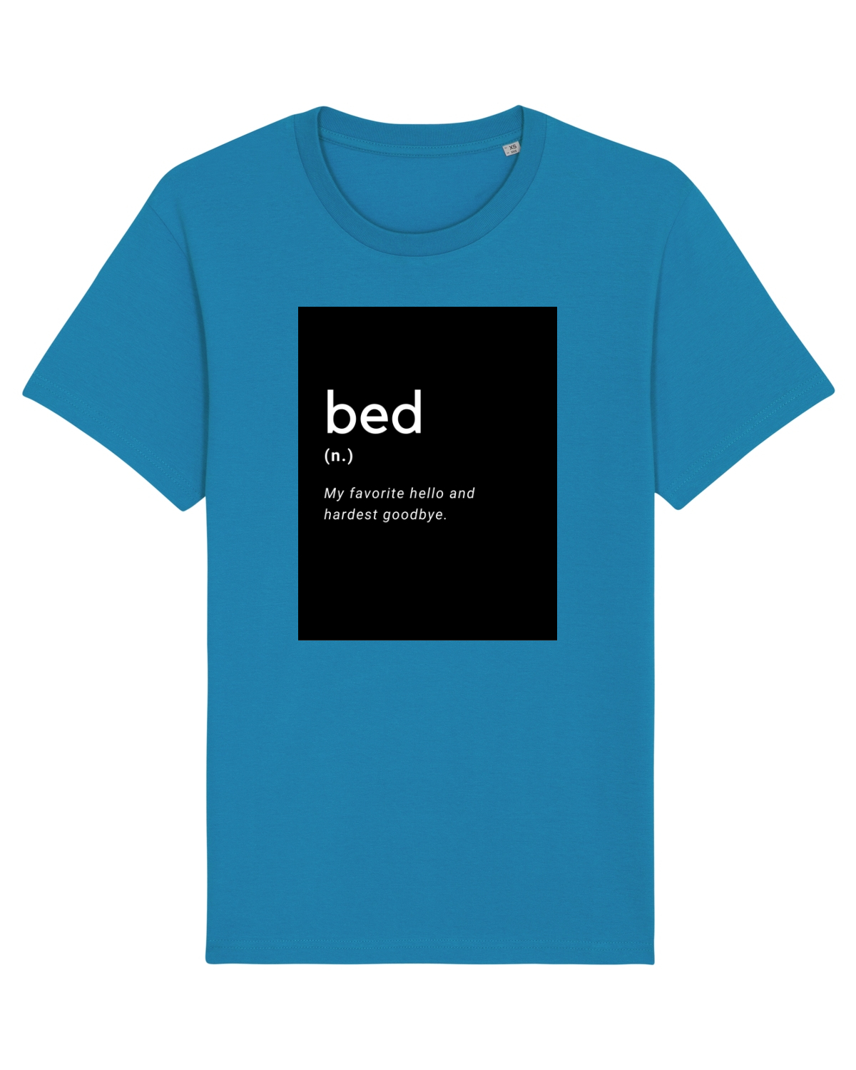 Tricou mânecă scurtă Unisex Rocker Azur