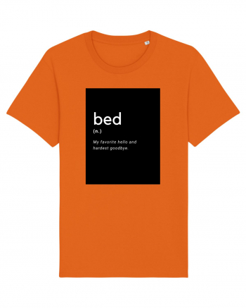 bed Bright Orange