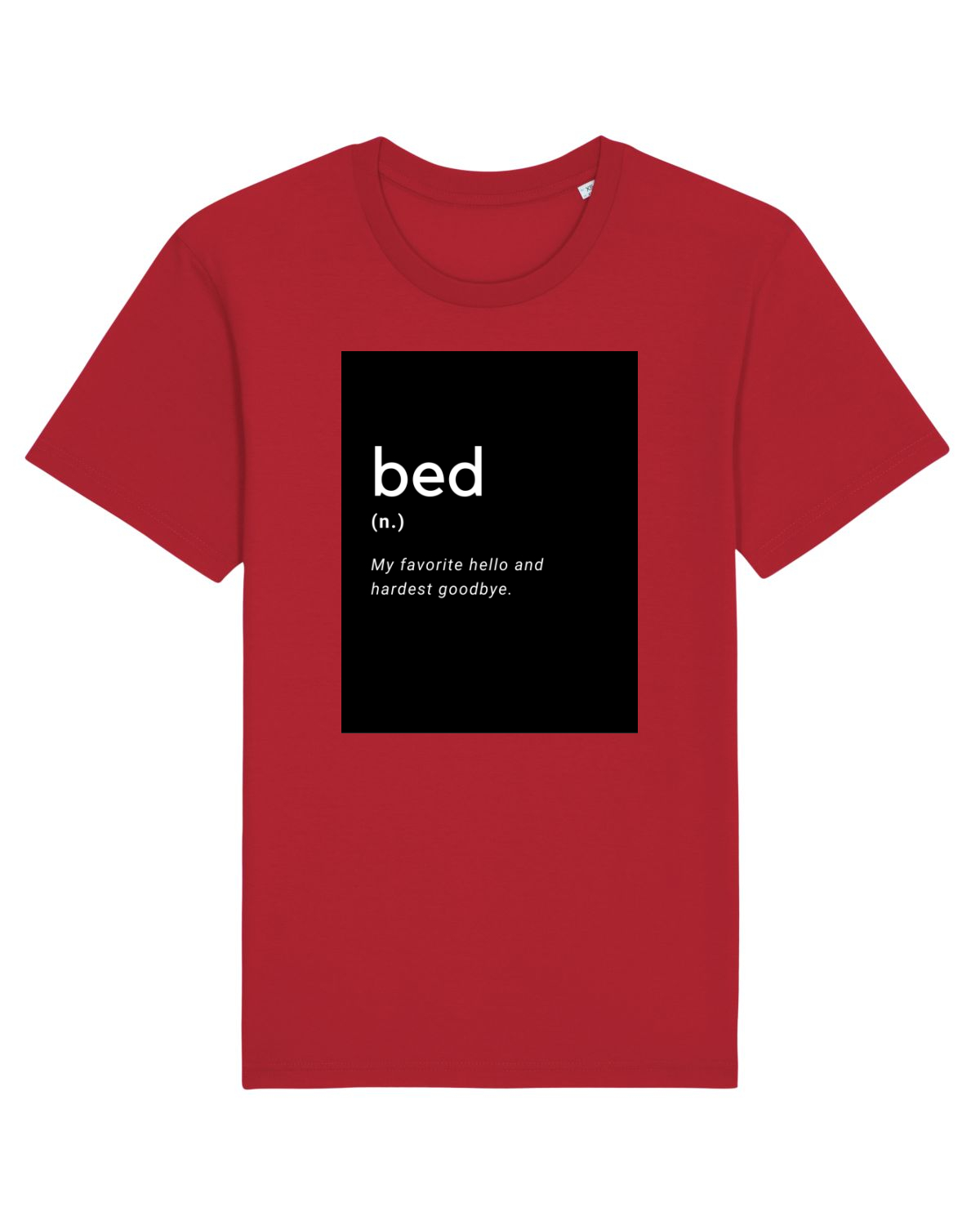 Tricou mânecă scurtă Unisex Rocker Red