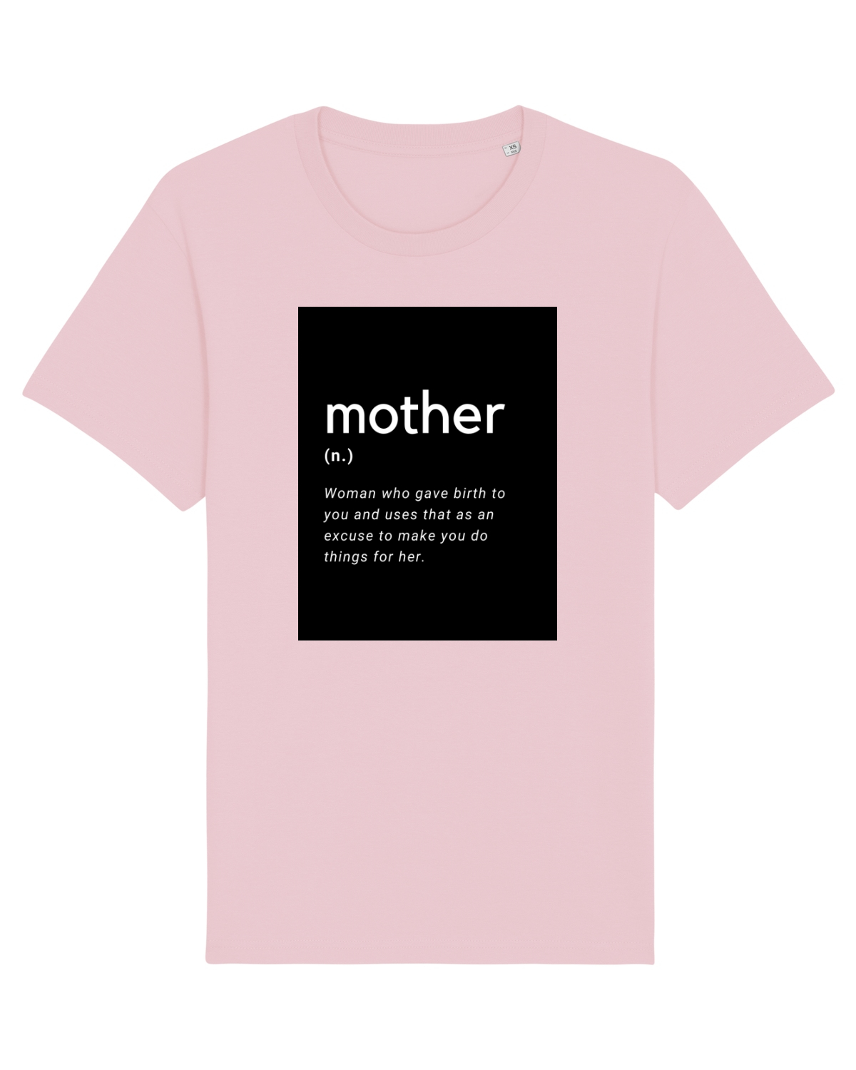 Tricou mânecă scurtă Unisex Rocker Cotton Pink