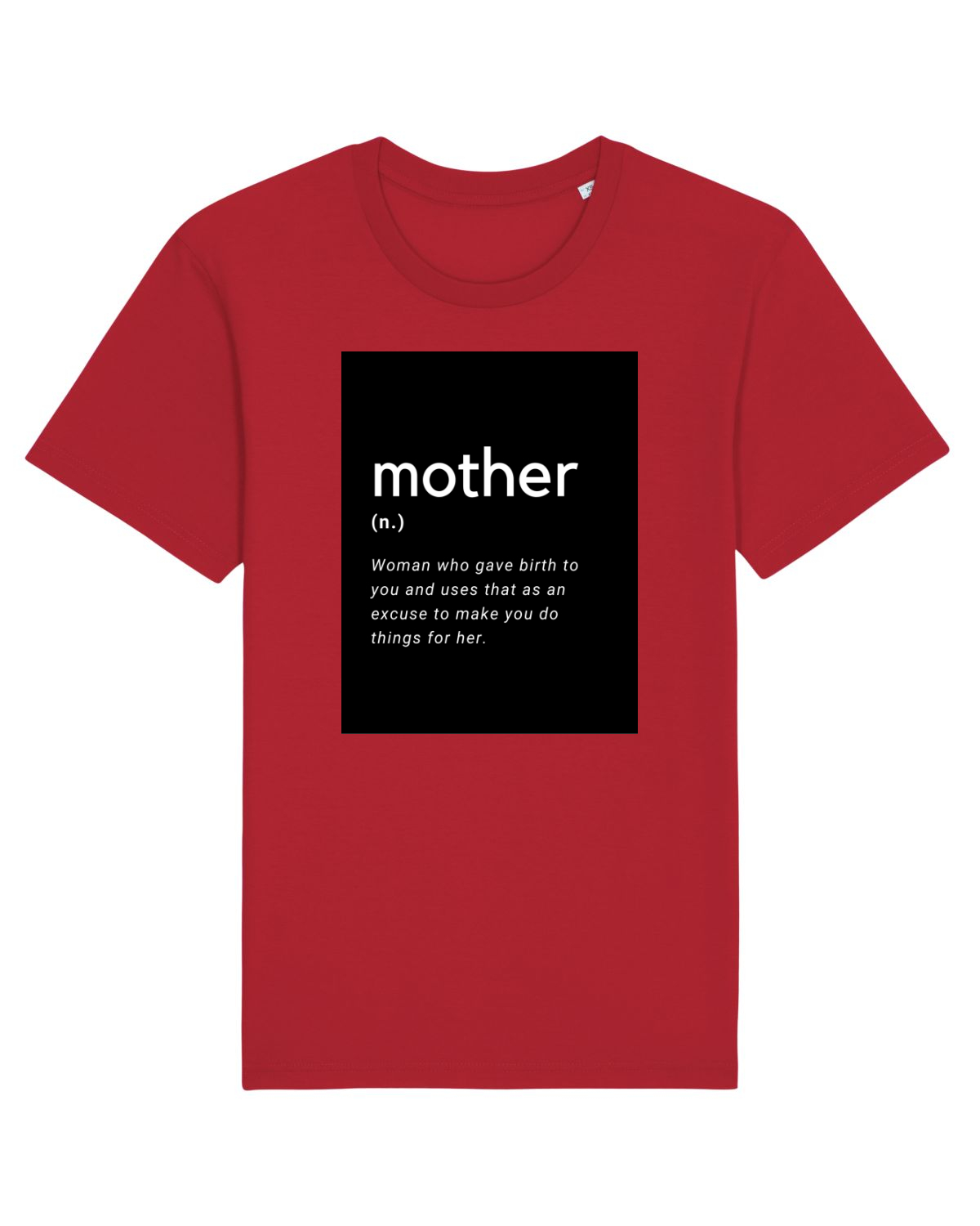 Tricou mânecă scurtă Unisex Rocker Red