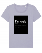 I'm ugly Tricou mânecă scurtă guler larg fitted Damă Expresser