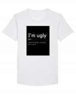 I'm ugly Tricou mânecă scurtă guler larg Bărbat Skater