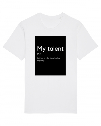 my talent White