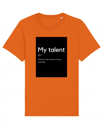 my talent Bright Orange