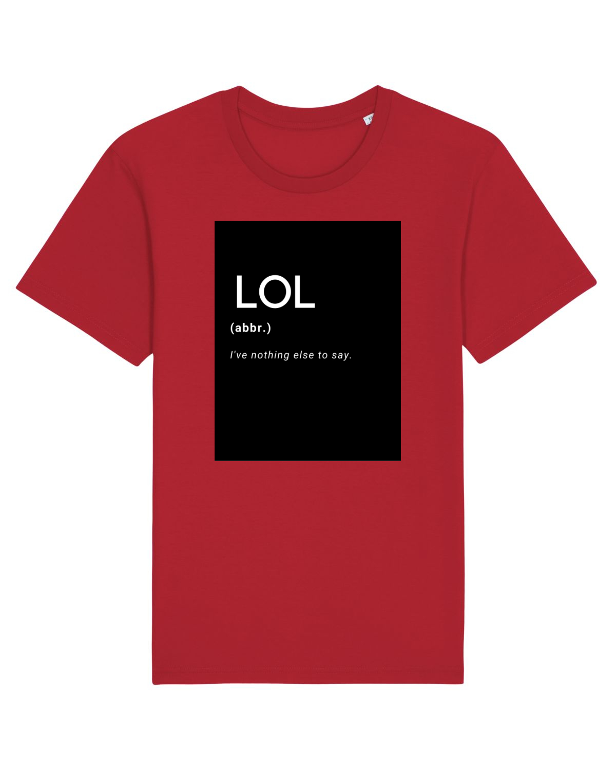 Tricou mânecă scurtă Unisex Rocker Red