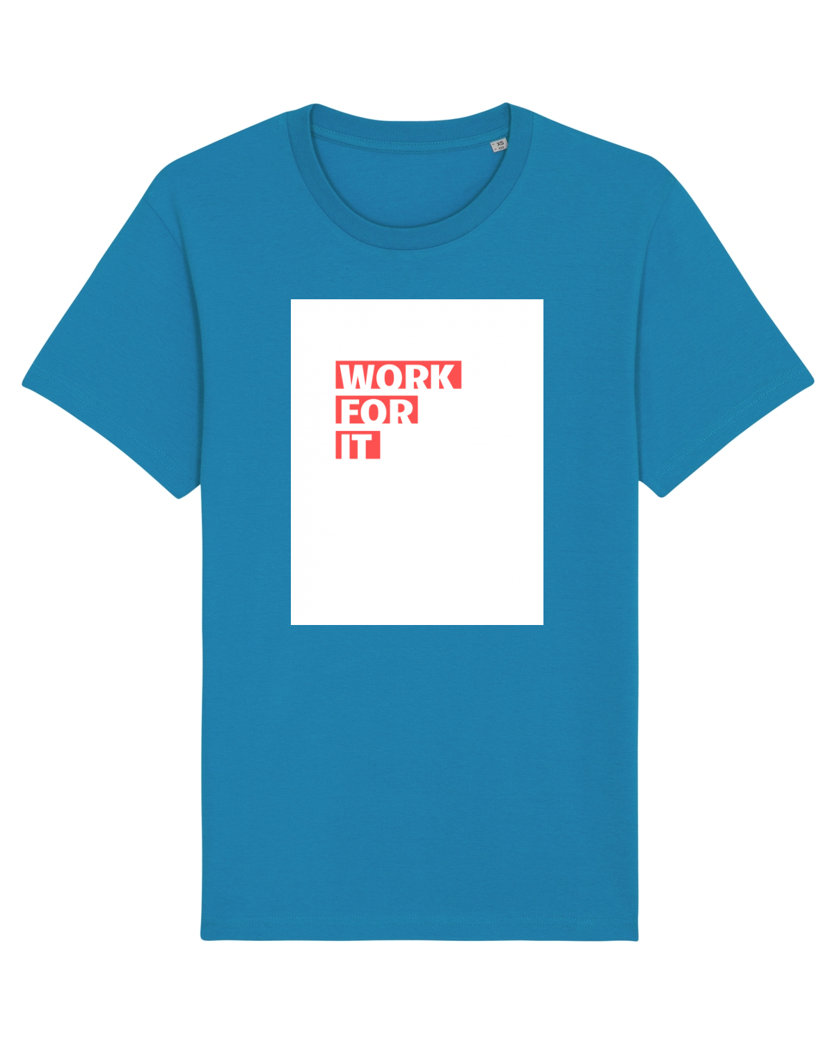 Tricou mânecă scurtă Unisex Rocker Azur
