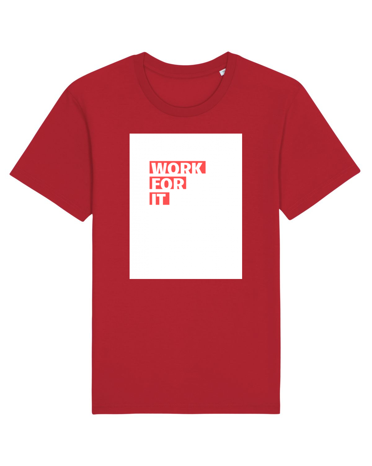 Tricou mânecă scurtă Unisex Rocker Red