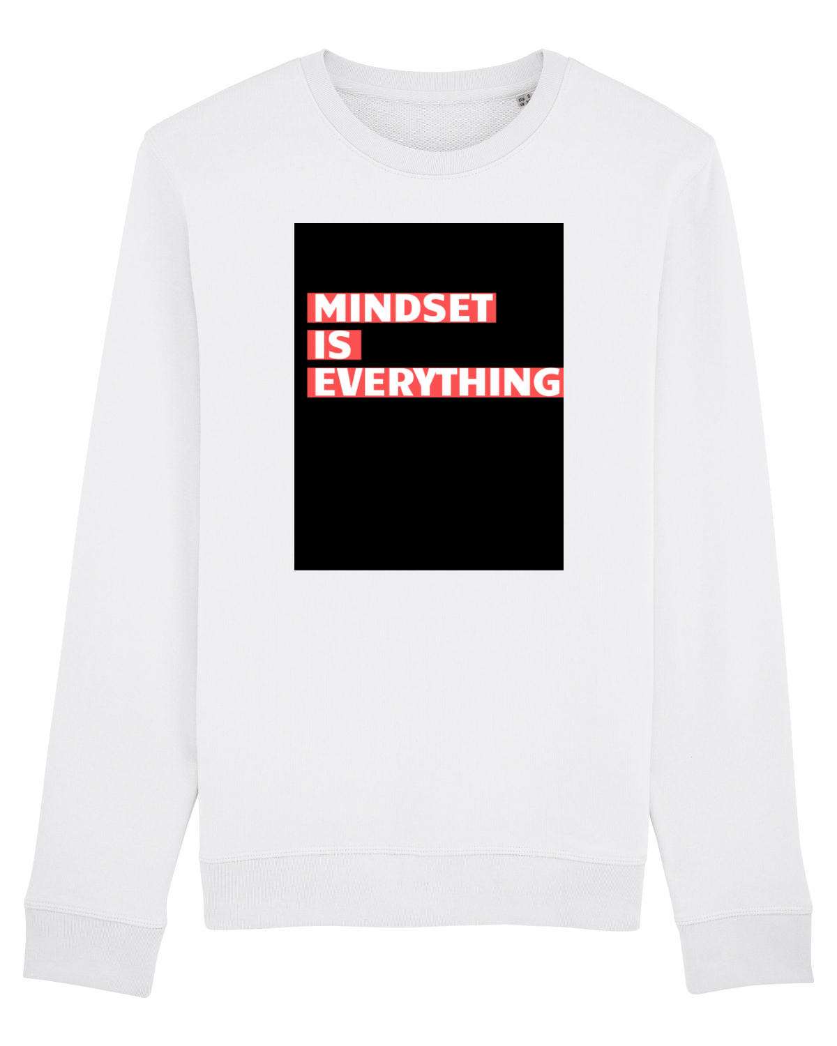 Bluză mânecă lungă Unisex Rise White