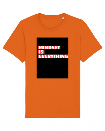 mindset is everything Bright Orange
