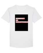mindset is everything Tricou mânecă scurtă guler larg Bărbat Skater