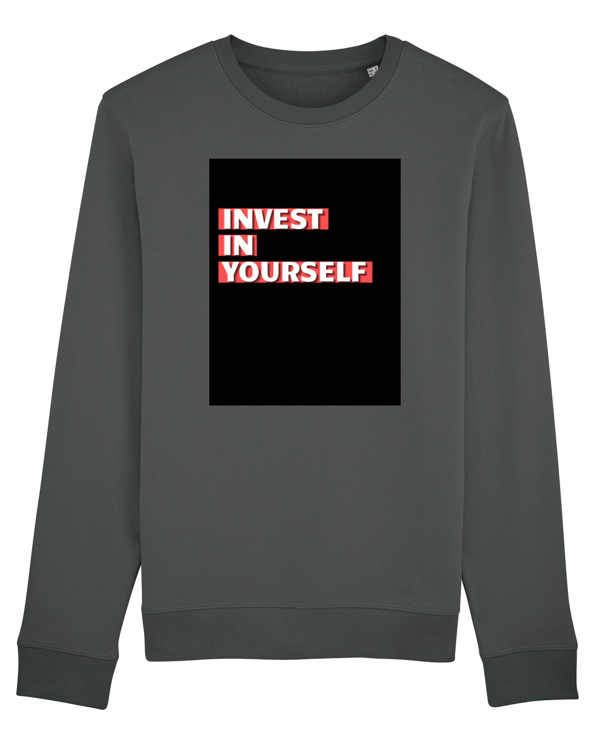 Bluză mânecă lungă Unisex Rise Anthracite