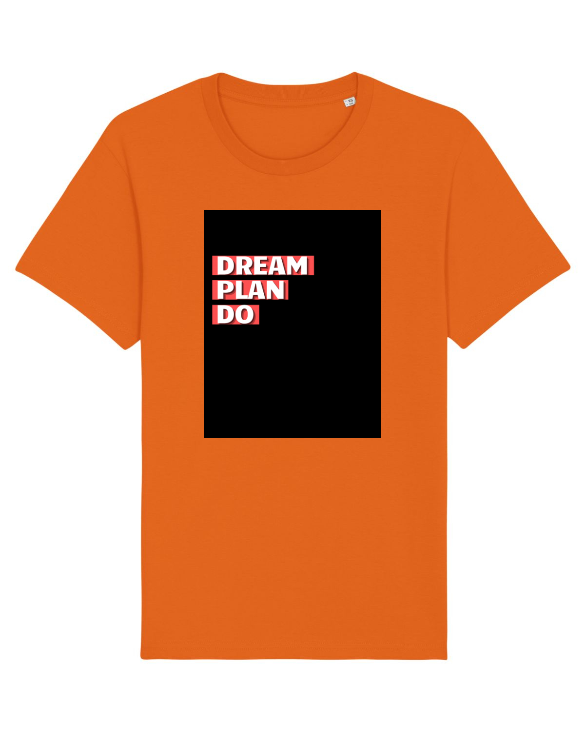Tricou mânecă scurtă Unisex Rocker Bright Orange