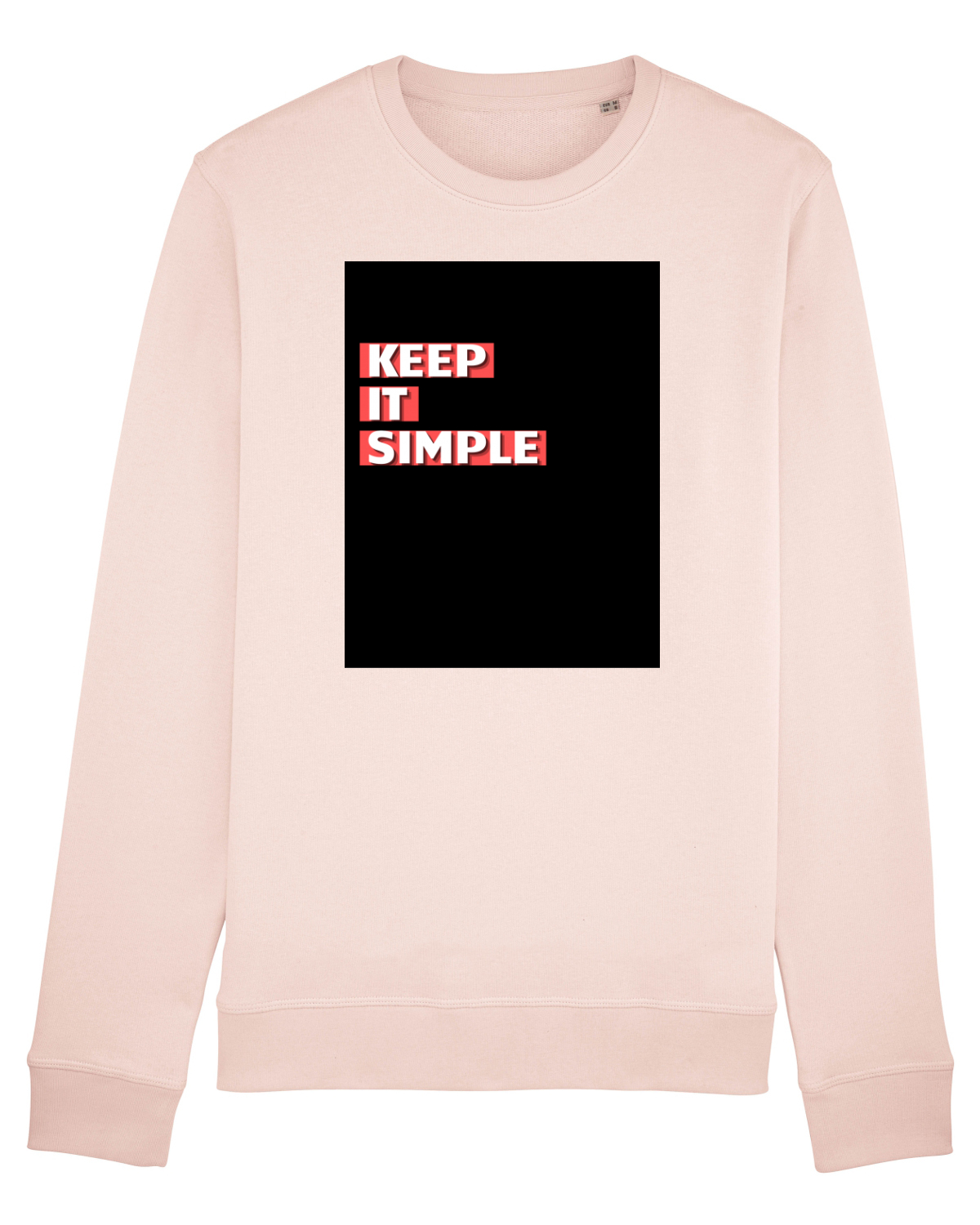 Bluză mânecă lungă Unisex Rise Candy Pink