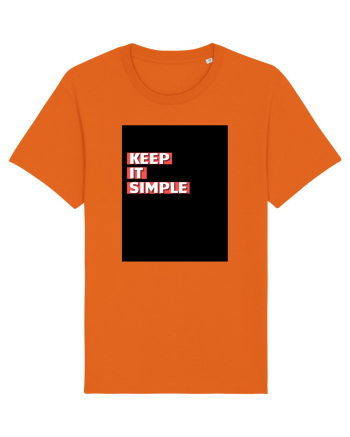 keep it simple Bright Orange