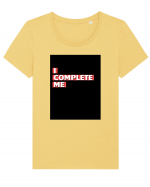 i complete me Tricou mânecă scurtă guler larg fitted Damă Expresser