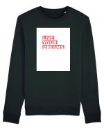 live your dreams Bluză mânecă lungă Unisex Rise