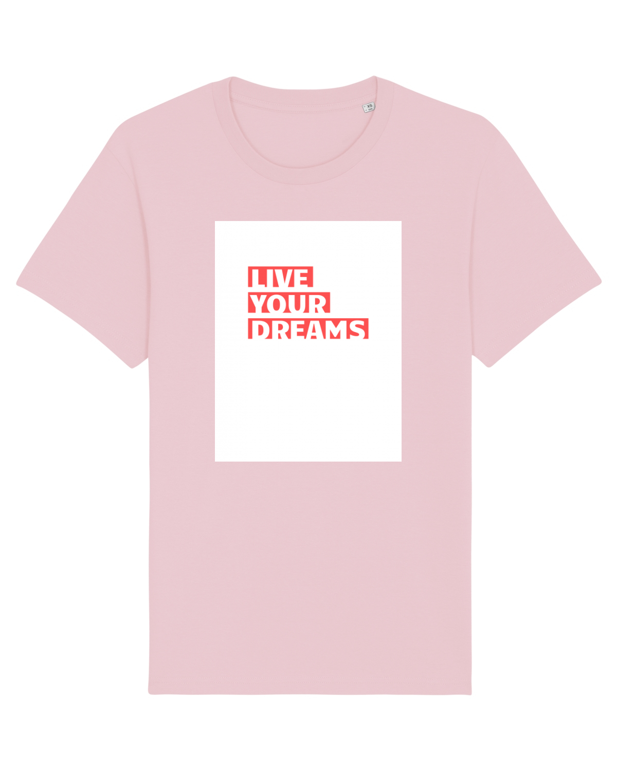 Tricou mânecă scurtă Unisex Rocker Cotton Pink