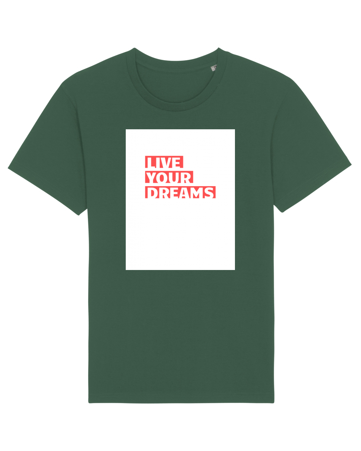 Tricou mânecă scurtă Unisex Rocker Bottle Green