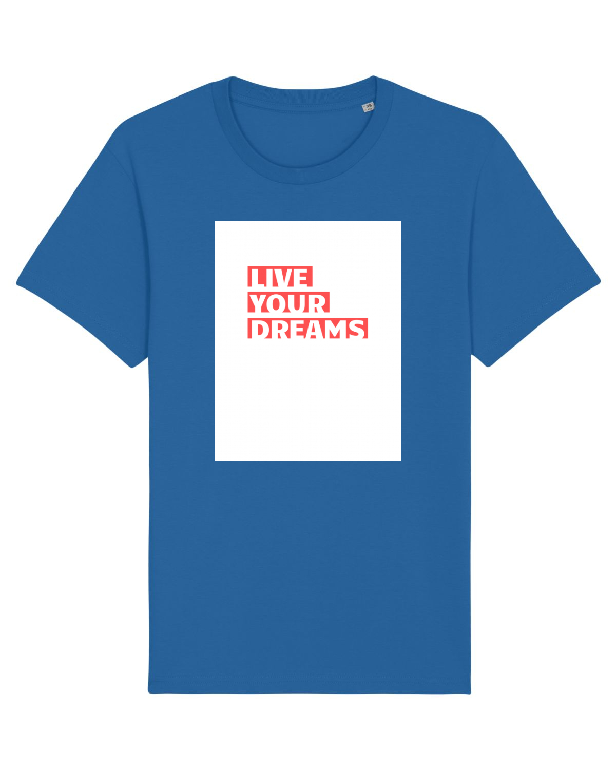 Tricou mânecă scurtă Unisex Rocker Royal Blue