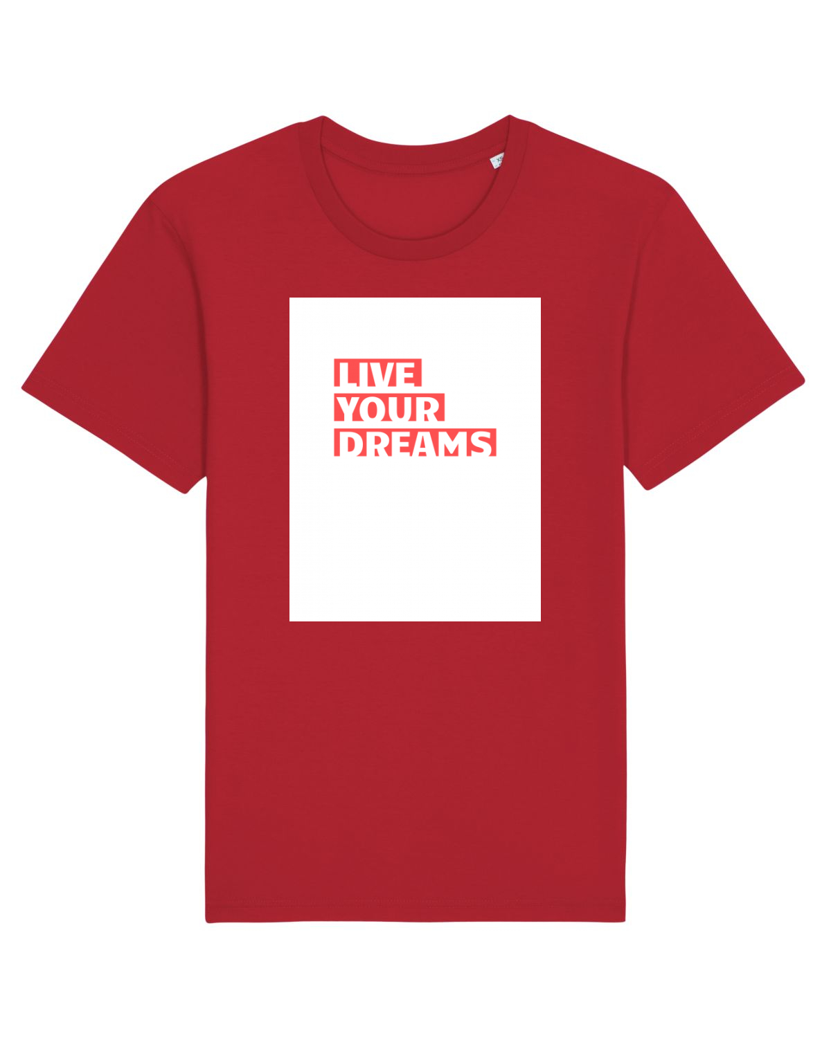 Tricou mânecă scurtă Unisex Rocker Red