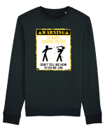Warning Don't tell me how to do my job. Bluză mânecă lungă Unisex Rise
