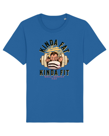 Un pic gras, un pic fit. Kinda fat kinda fit, well mostly fat Royal Blue