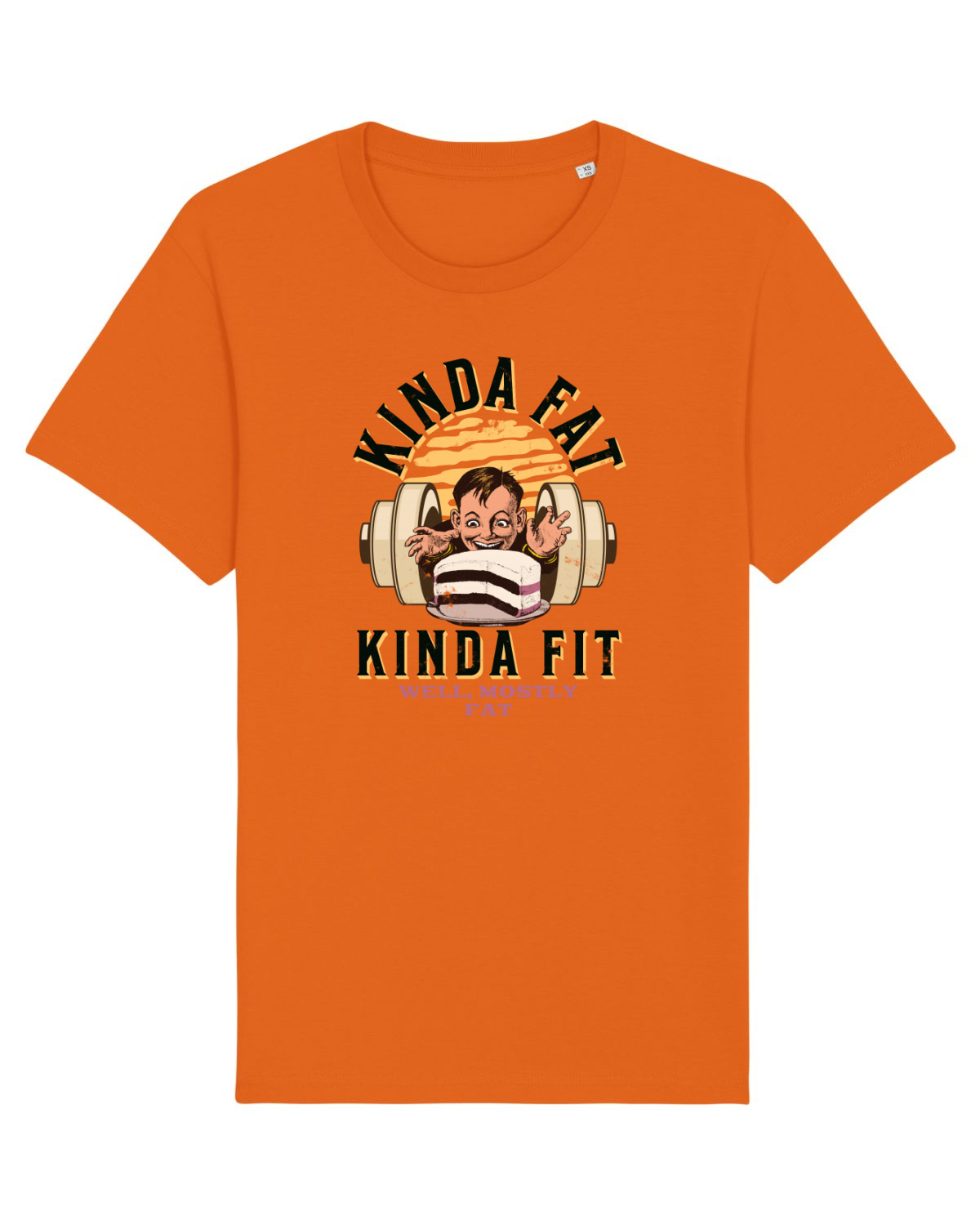 Tricou mânecă scurtă Unisex Rocker Bright Orange